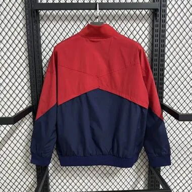 26-27 Barcelona Blue Windbreaker Jackets Kit Soccer T-Shirt