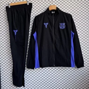 26-27 Barcelona Black Windbreaker Jackets Kit Soccer T-Shirt AAAAJersey Supply Yupoo