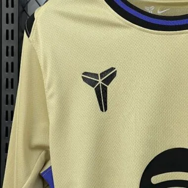 25-26 Barcelona Away Long Sleeves Kit Soccer T-Shirt