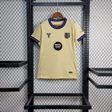 25-26 Barcelona Away Kit Woman Soccer T-Shirt AAAAJersey Supply Yupoo