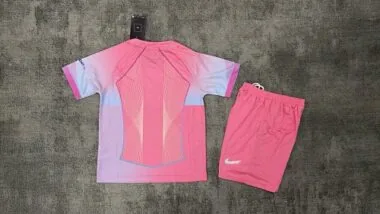 25-26 Barcelona Pink Special Edition Kids Kit Soccer