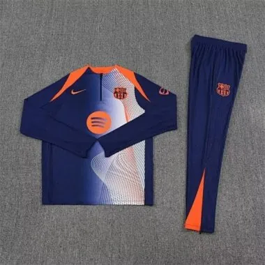 25-26 Barcelona Training Soccer Suit Kit Soccer T-Shirt