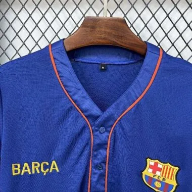 25-26 Barcelona Baseball Uniform Kit Soccer T-Shirt