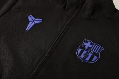 25-26 Barcelona black Kit windbreaker Soccer T-Shirt