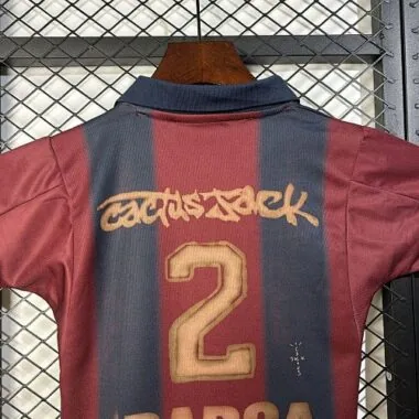 Barcelona x Cactus Jack Special Edition Kid Kits Youth Apparels Joy