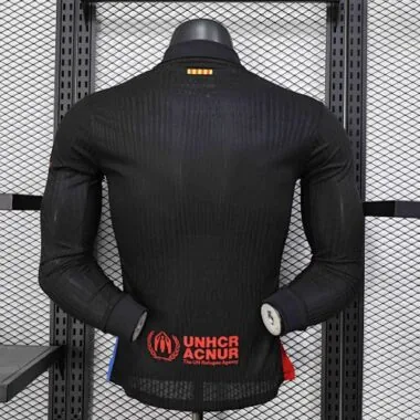 24-25 Barcelona Away Long Sleeves Kit Player Version Soccer