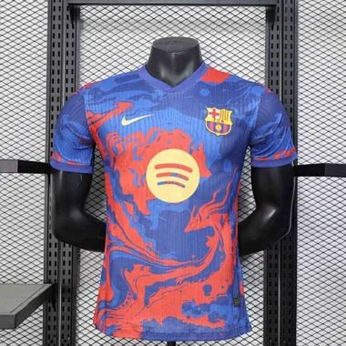 25-26 Barcelona Blue Kit Special Edition Player Version Soccer AAAAJersey Yupoo