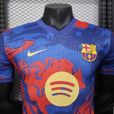 25-26 Barcelona Blue Kit Special Edition Player Version Soccer