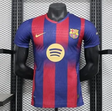 25-26 Barcelona Home Kit Player Version Soccer AAAAJersey
