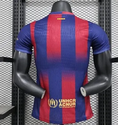 25-26 Barcelona Home Kit Player Version Soccer