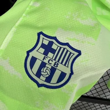 24-25 Barcelona Third Green Shorts Soccer