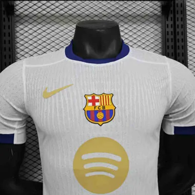 24-25 Barcelona White Kit Special Edition Player Version Soccer