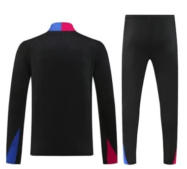 24-25 Barcelona Long Sleeve Training Suit Football Shirts(2)