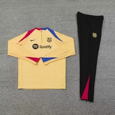 24-25 Maglie da calcio a maniche lunghe per allenamento del Barcellona (3)