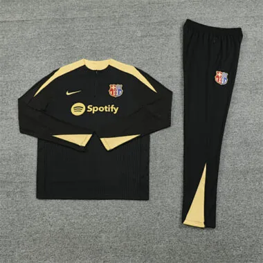 24-25 Barcelona Player Long Sleeve Training Suit Football Shirts(1)
