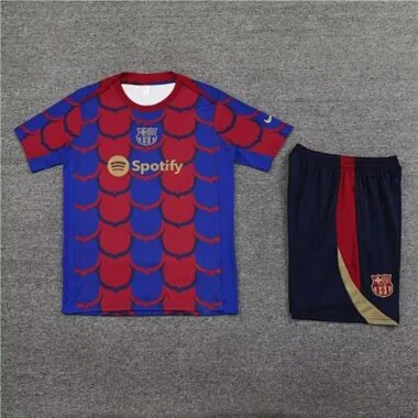 Maglie da calcio da allenamento per adulti e bambini, taglie 24-25, Barcellona