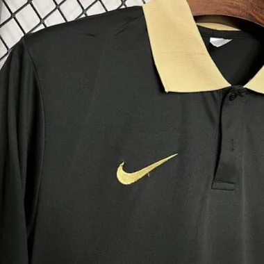 24-25 Barcelona Polo black Kit Football
