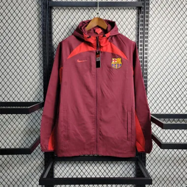 23-24 Barcelona Windbreaker Red