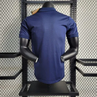 23-24 Barcelona POLO Treasure Blue Training Shirt