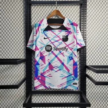 23-24 Barcelona White Training Suit