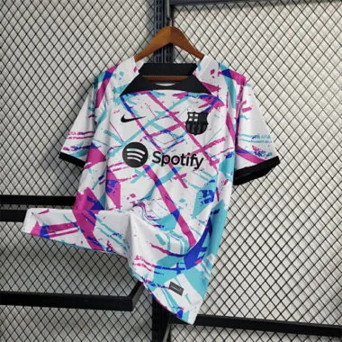 23-24 Barcelona White Training Suit