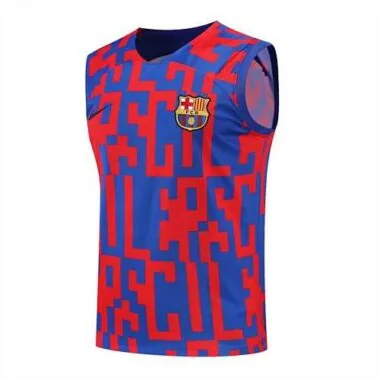 22-23 Barcelona vest training suit kit red and blue camouflage