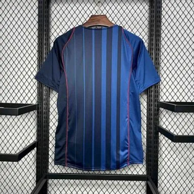 04-05 Barcelona Away Blue Kit Football