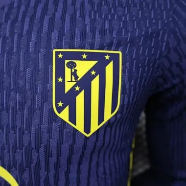 25-26 Atletico Madrid Away Long Sleeves Kit Player Version Soccer