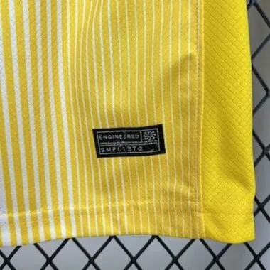 25-26 Atletico Madrid Yellow Goalkeeper Kid Kits Youth Apparels Joy