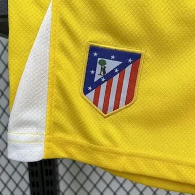 25-26 Atletico Madrid Yellow Goalkeeper Kid Kits Youth Apparels Joy