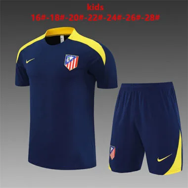 25-26 Atletico Madrid Training Kids Kit Soccer AAAAJersey Yupoo