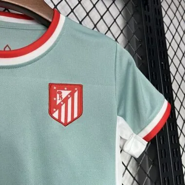 24-25 Atletico Madrid Away Kid Kit Youth Apparels Football