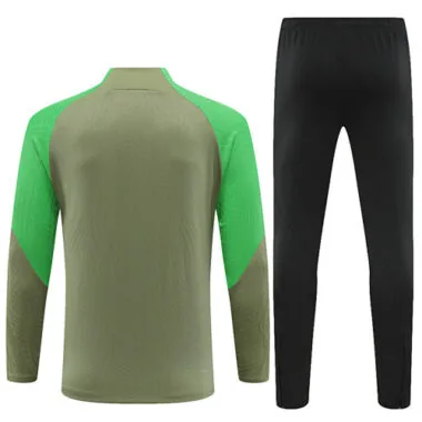 23-24 Atletico Madrid Long Sleeve Kits Zipper Training Suits Jersey
