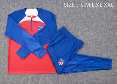 23-24 Atletico Madrid Long Sleeve Training Suit Yupoo(2)