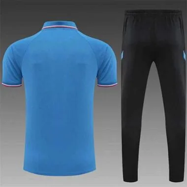 Atletico Madrid Polo sky blue with red and white
