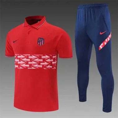 Atletico Madrid Polo red chest print