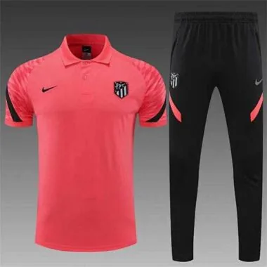 Atletico Madrid Polo pink webbing