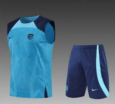 22-23 Atletico Madrid vest training suit kit blue