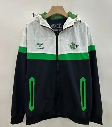 26-27 Real Betis Windbreaker Jackets Kit Soccer T-Shirt AAAAJersey Supply Yupoo