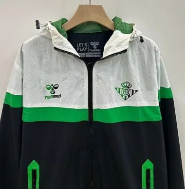 26-27 Real Betis Windbreaker Jackets Kit Soccer T-Shirt
