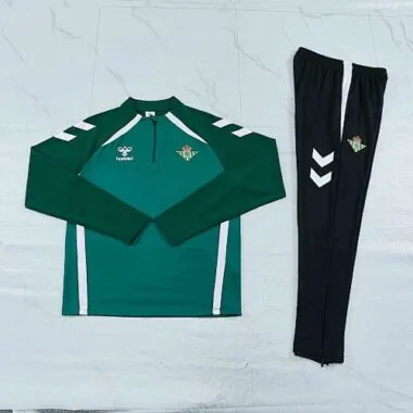 26-27 Real Betis Green tracksuit Kit Soccer T-Shirt