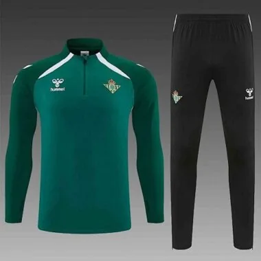 26-27 Real Betis Green tracksuit Kids Kit Soccer T-Shirt AAAAJersey Supply Yupoo