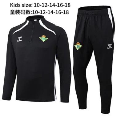 25-26 Real Betis Kids tracksuit Kit Soccer T-Shirt AAAAJersey Supply Yupoo