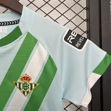 25-26 Real Betis Away Kids Kit Soccer T-Shirt