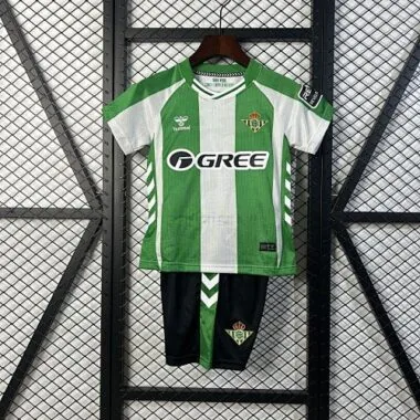 25-26 Real Betis Home Kid Kits Youth Apparels Joy AAAAJersey Supply Yupoo