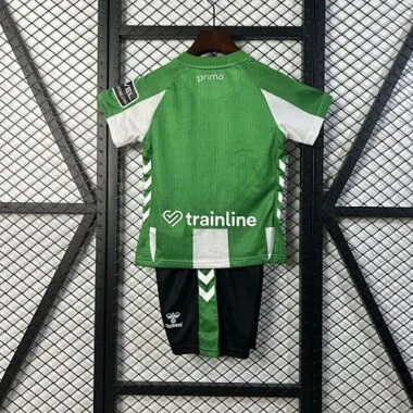 25-26 Real Betis Home Kid Kits Youth Apparels Joy