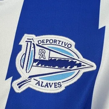 11-12 Alaves Home Kit Retro Soccer T-Shirt