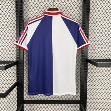 Camisola de futebol retro do Athletic de Bilbau, equipamento de visitante da época 97-98