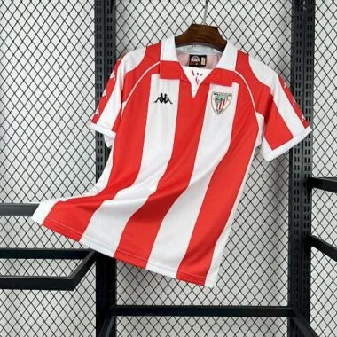 98-99 Athletic Bilbao Home Kit Retro Soccer T-Shirt AAAAJersey Supply Yupoo
