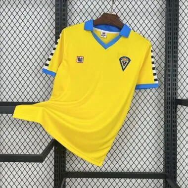 83-84 Cadiz Home Retro Soccer AAAAJersey